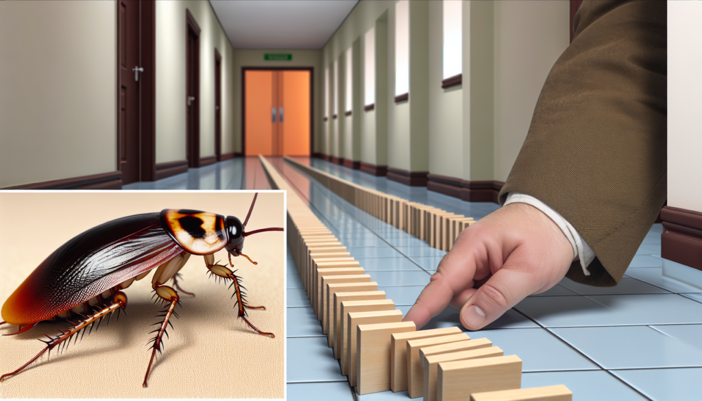 Propagation des cafards : l’effet domino en immeuble